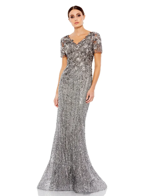 Mac Duggal 20282 Long Fitted Formal Evening Trumpet Gown