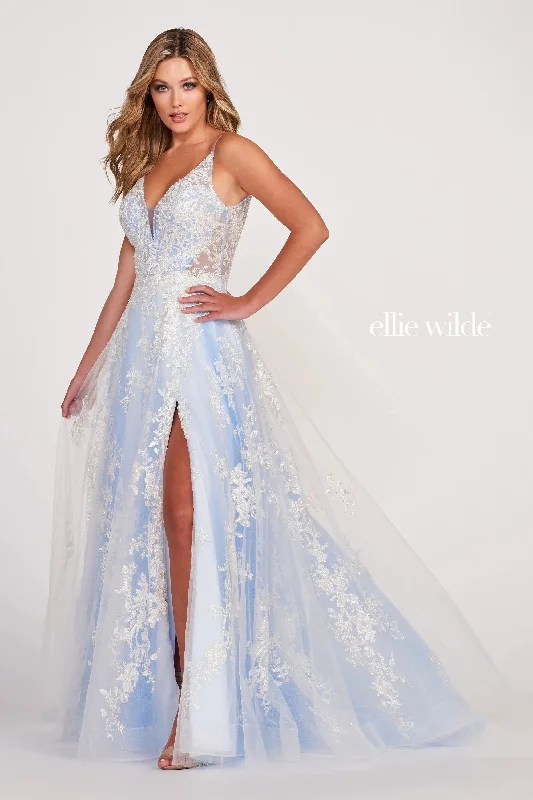 Ellie Wilde EW34107 Ballgown Long Prom Dress