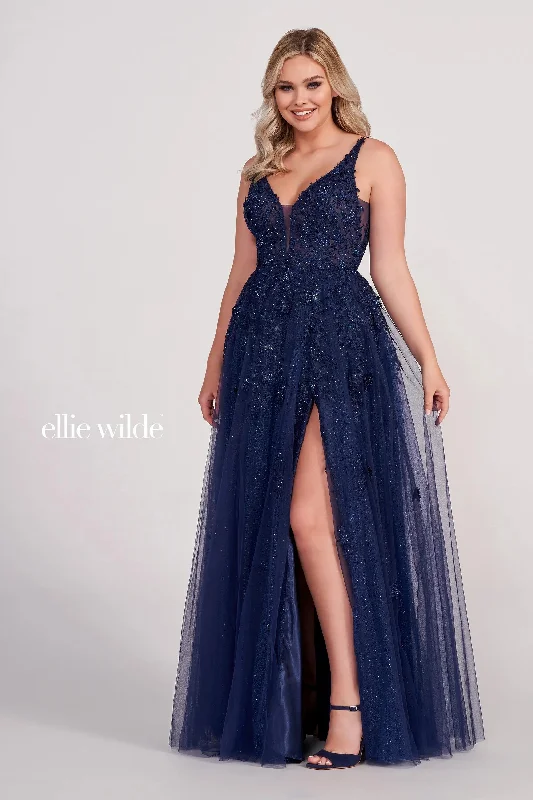 Ellie Wilde EW34103 Formal Long Prom A Line Dress