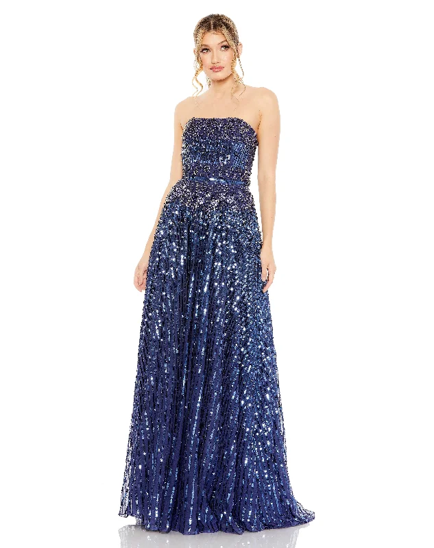 Mac Duggal 93915 Long A Line Formal Beaded Evening Prom Dress