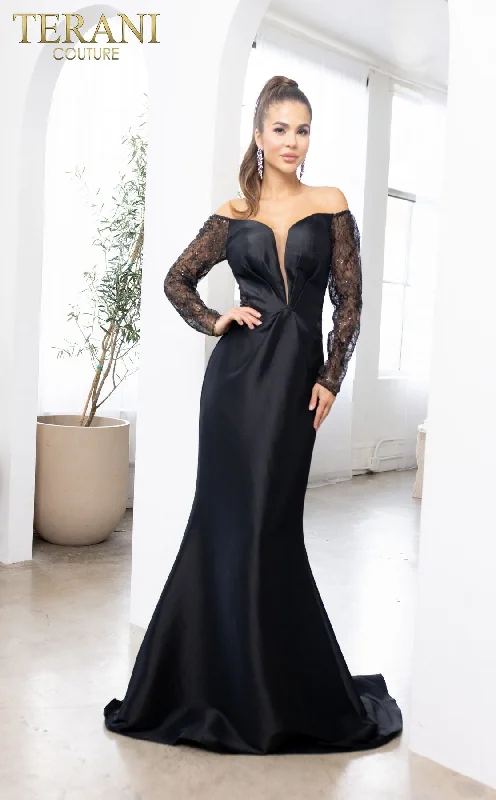 Terani Couture 241M2734 Long Formal Mother of the Bride Dress