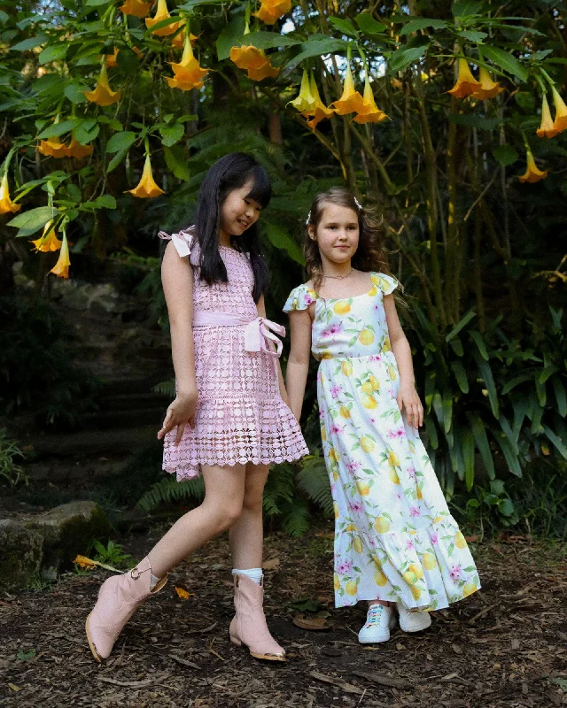 Sunset Sakura Maxi Dress | Girl | Sakura Orchard