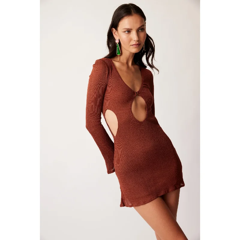 GARDENIA MINI DRESS PAPRIKA