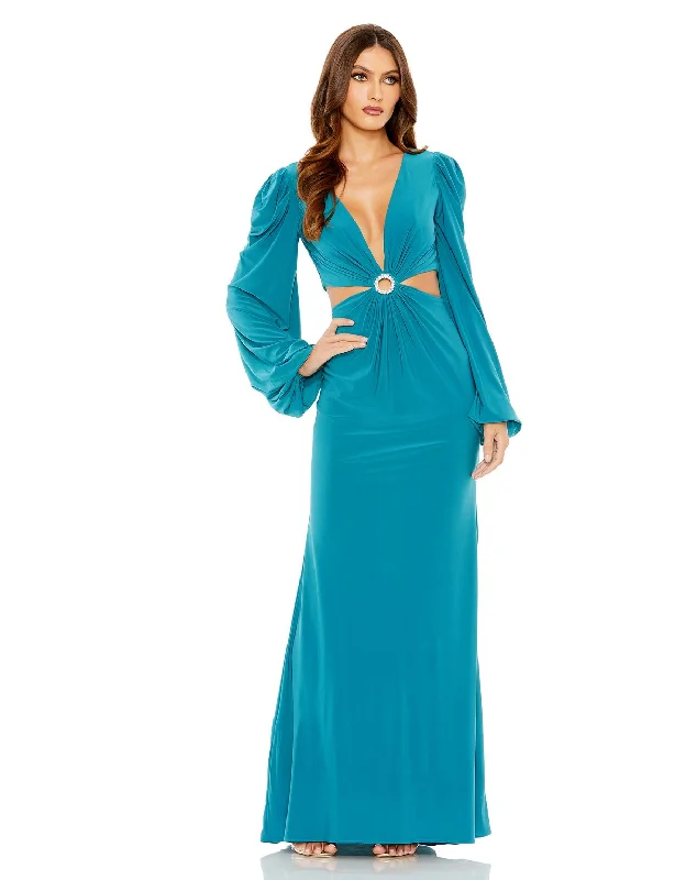 Mac Duggal 26727 Long Sleeve Formal Evening Dress