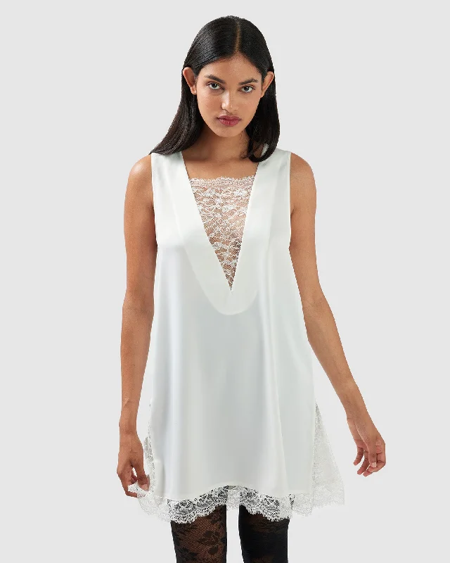 After Party Lace Mini Dress | Women | White