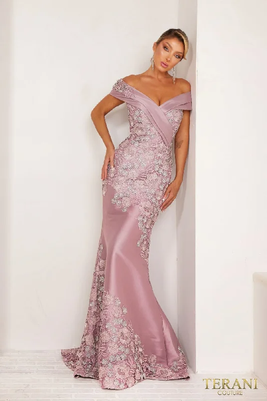 Terani Couture 241M2701 Long Mother of the Bride Dress