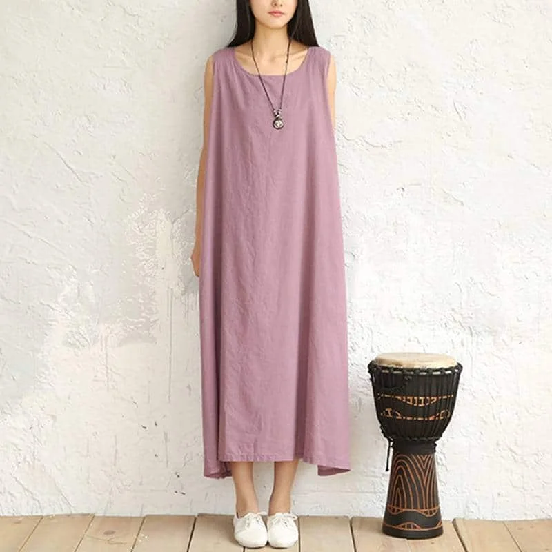 Linen Women's Dress in Casual Style