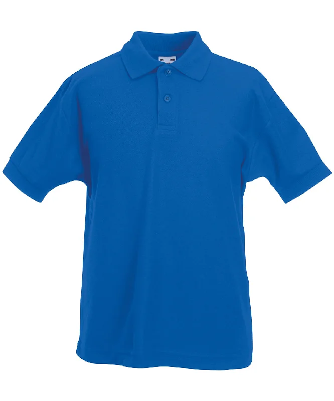 Royal Blue - Kids 65/35 piqué polo