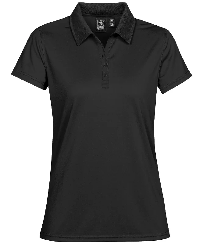 Black - Women's Eclipse H2X-DRY® piqué polo