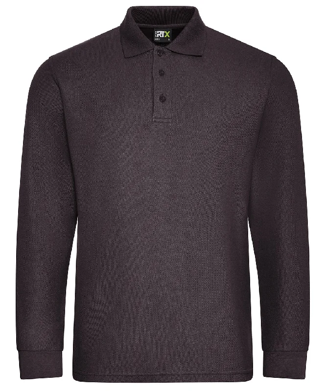 Charcoal - Pro long sleeve polo