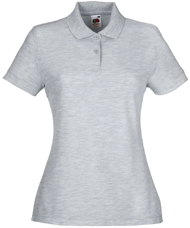 Heather Grey - Women's 65/35 polo