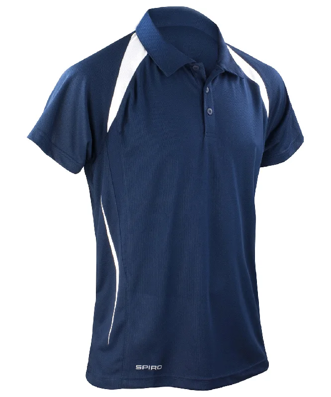 Navy/White - Spiro team spirit polo