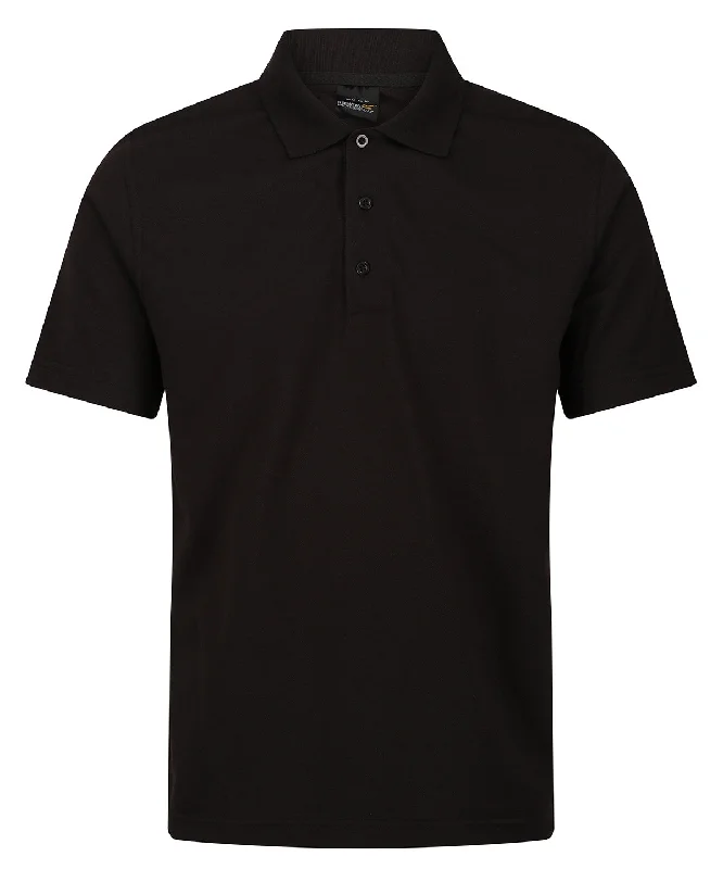 Black - Pro 65/35 short sleeve polo