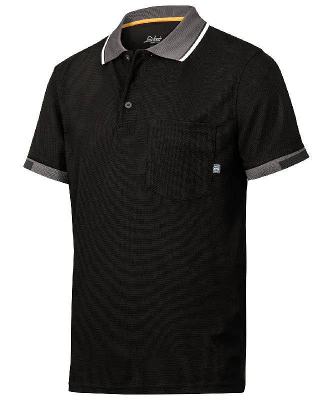 Black - AllroundWork 37.5® Tech short sleeve polo shirt (2724)