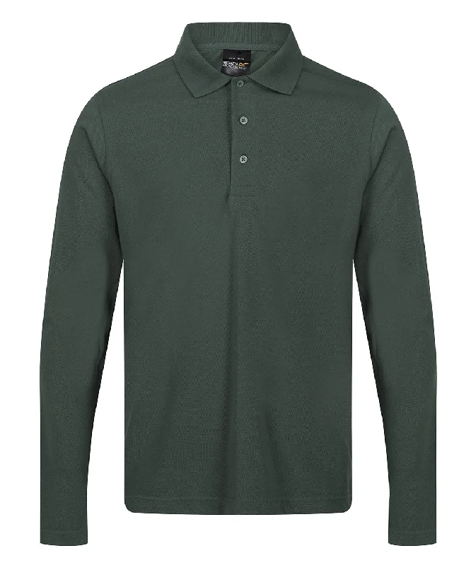 Dark Green - Pro 65/35 long sleeve polo