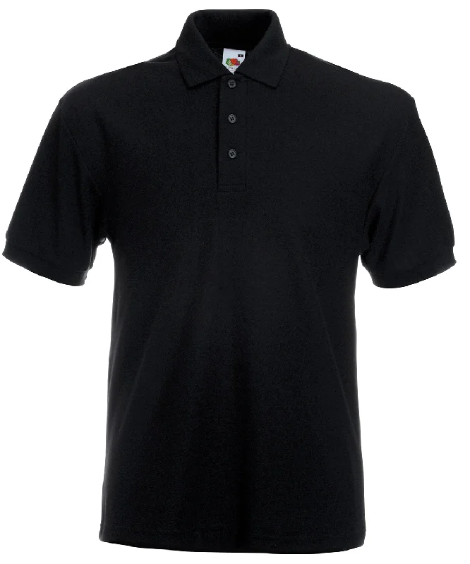 Black* - Heavyweight 65/35 polo