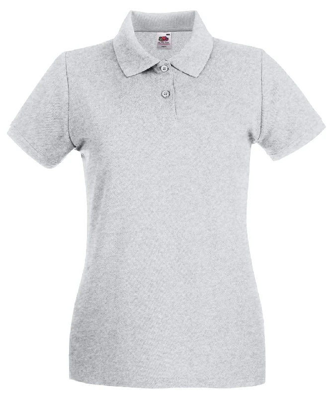 Heather Grey - Women's premium polo