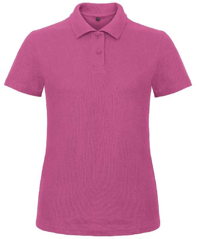 Fuchsia - B&C ID.001 polo /women