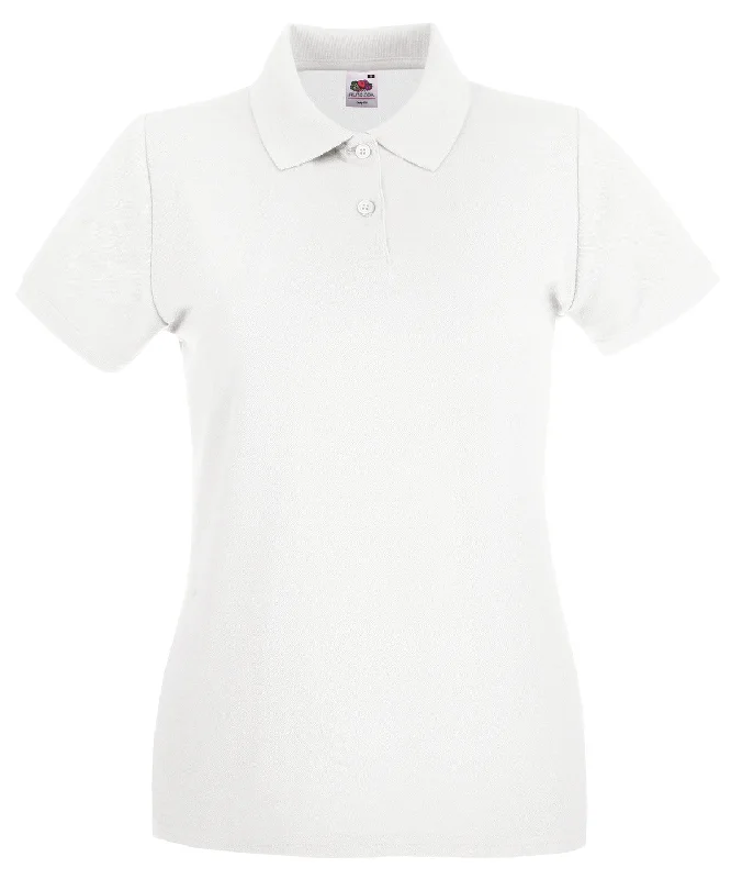 White - Women's premium polo