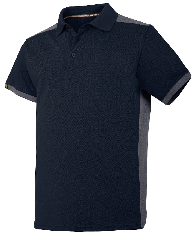 Navy/Steel Grey - AllroundWork polo shirt (2715)