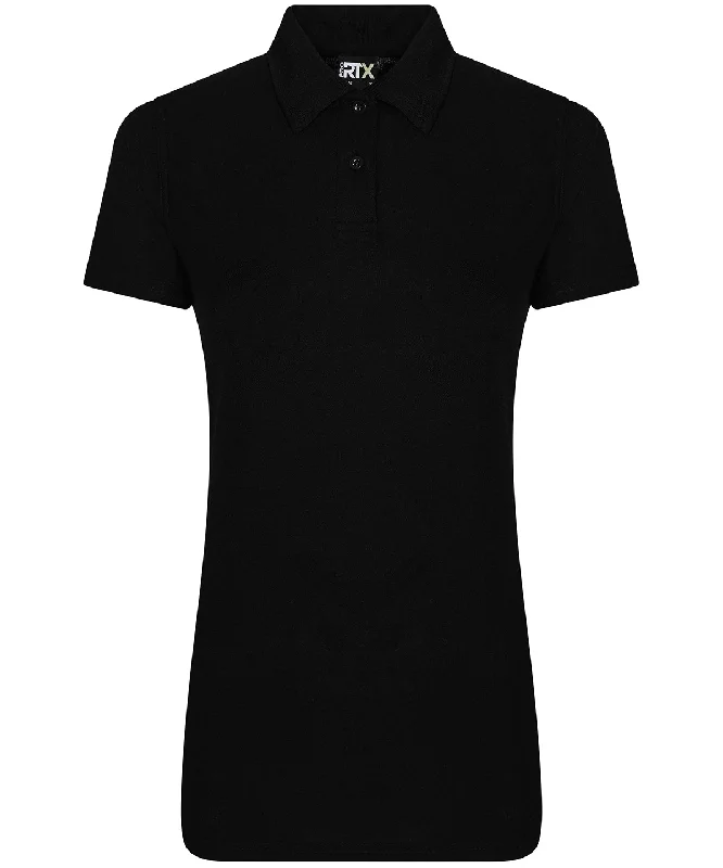 Black - Women's pro polyester polo