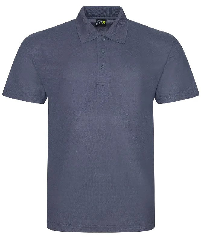 Solid Grey - Pro polyester polo