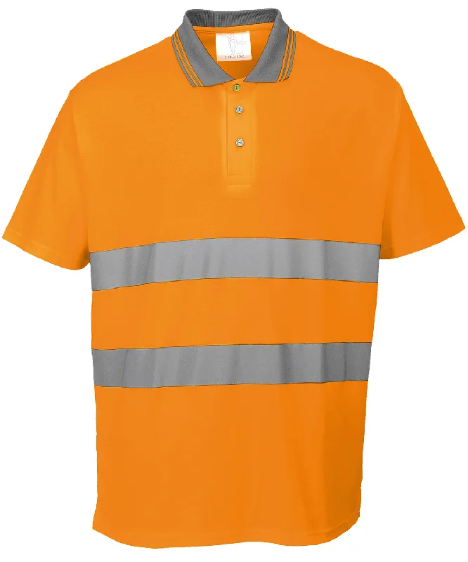 Orange - Cotton Comfort polo shirt (S171)