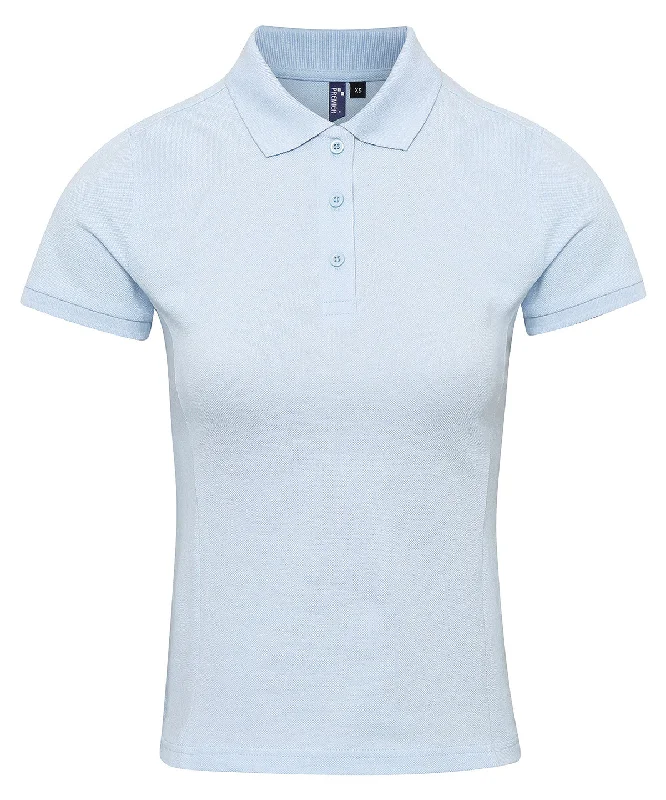 Light Blue - Women's Coolchecker® plus piqué polo