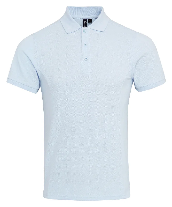 Light Blue - Coolchecker® plus piqué polo