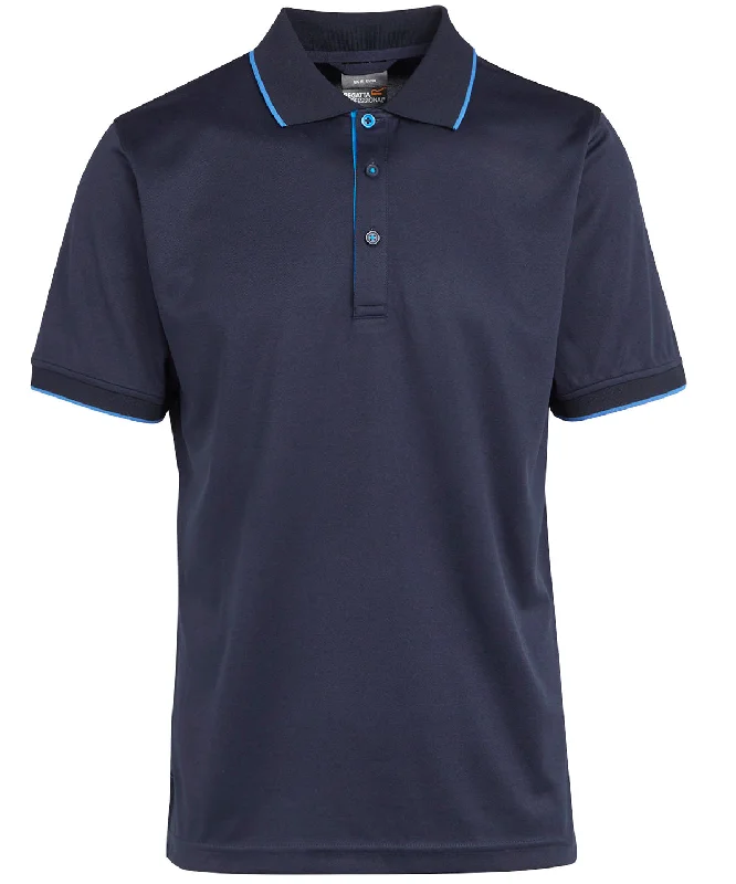 Navy/French Blue - Navigate short sleeve polo