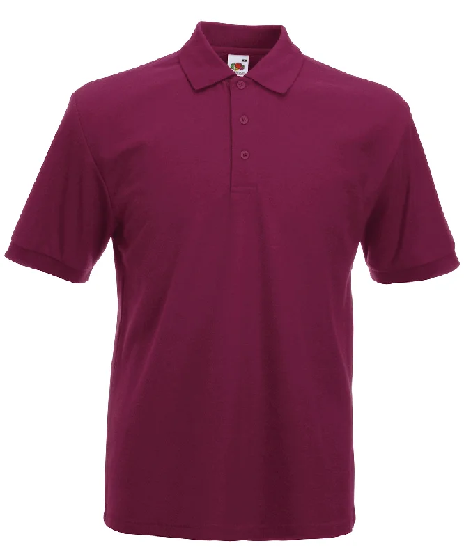 Burgundy - Heavyweight 65/35 polo