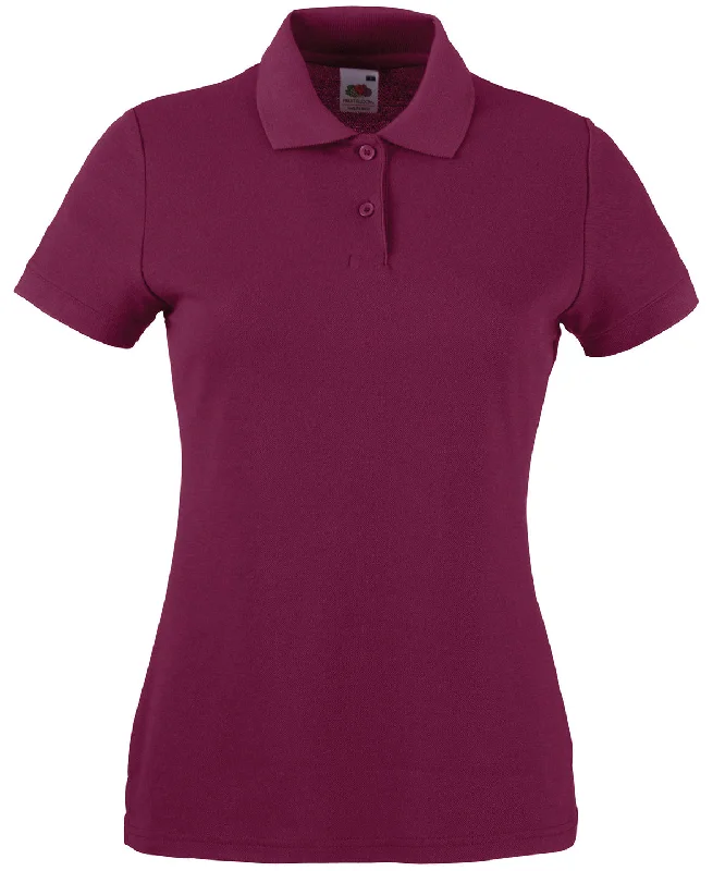 Burgundy - Women's 65/35 polo