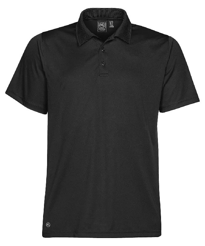 Black - Eclipse H2X-Dry® piqué polo