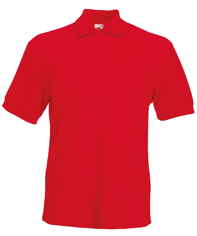 Red - Heavyweight 65/35 polo