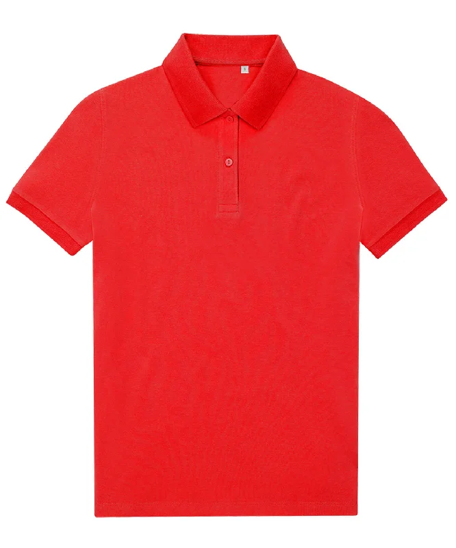 Red - B&C My Eco Polo 65/35 /Women