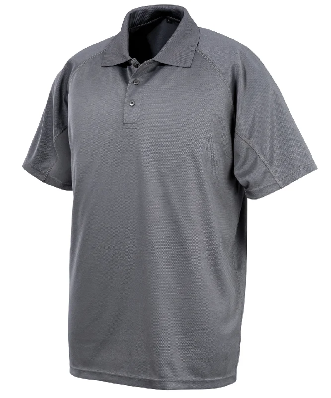 Grey - Performance Aircool polo shirt