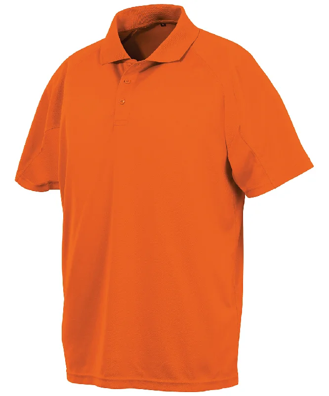 Flo Orange - Performance Aircool polo shirt