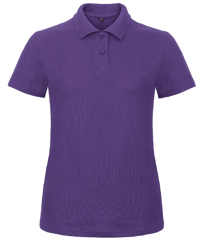 Purple - B&C ID.001 polo /women