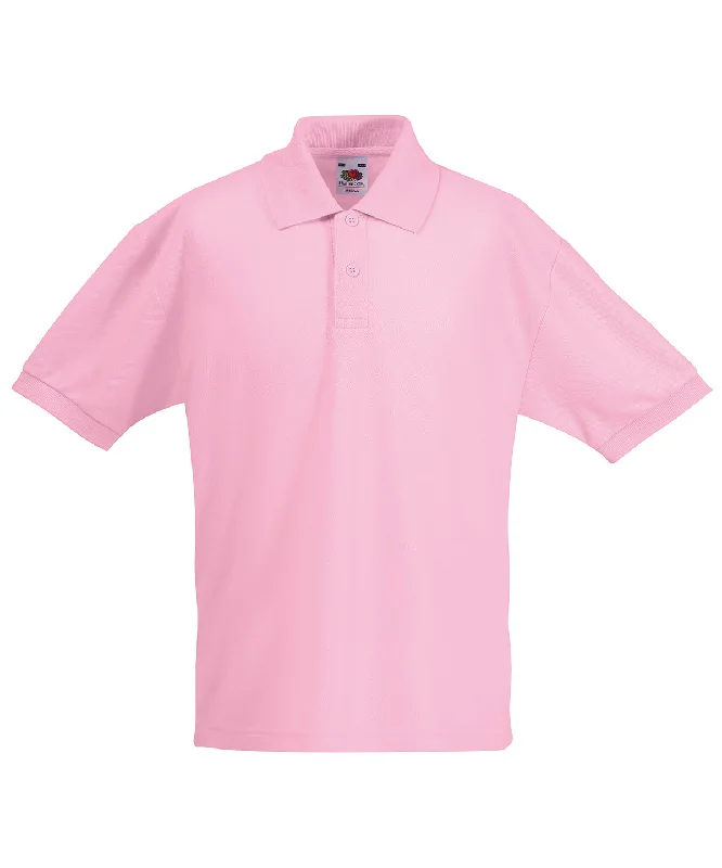 Light Pink - Kids 65/35 piqué polo