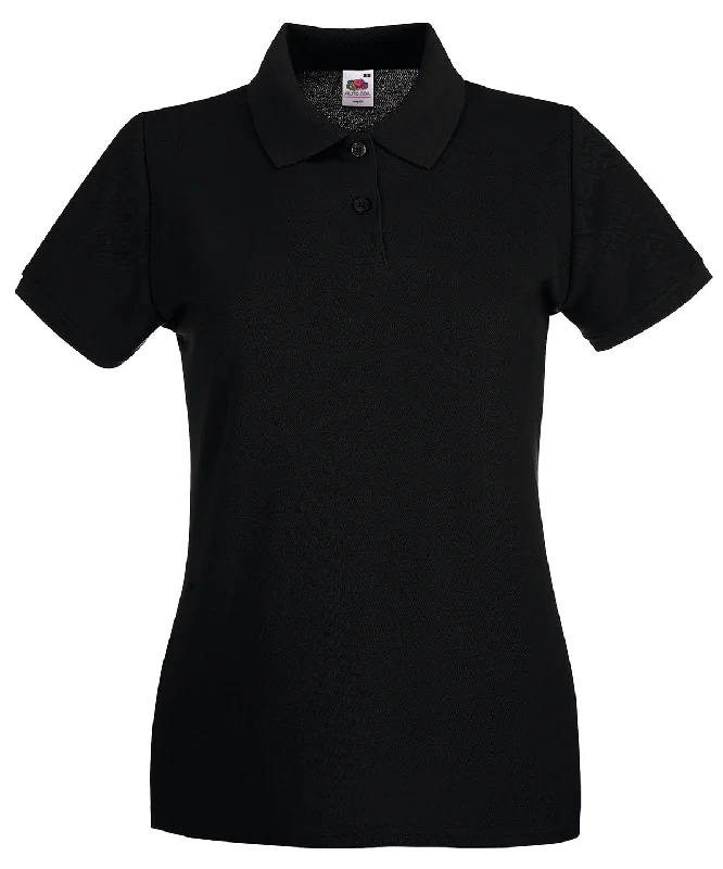 Black - Women's premium polo