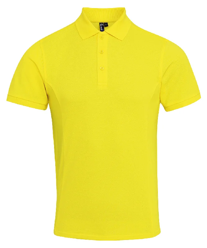 Yellow - Coolchecker® plus piqué polo