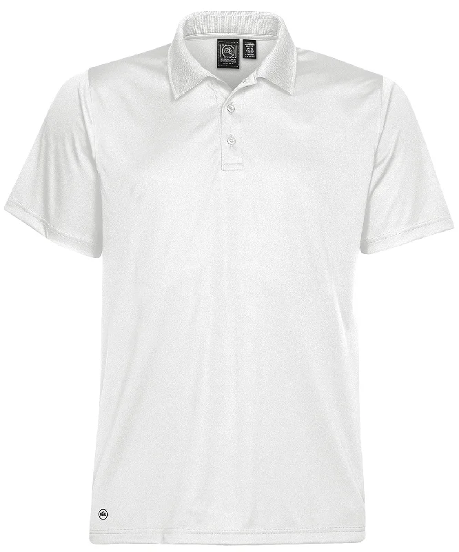 White - Eclipse H2X-Dry® piqué polo