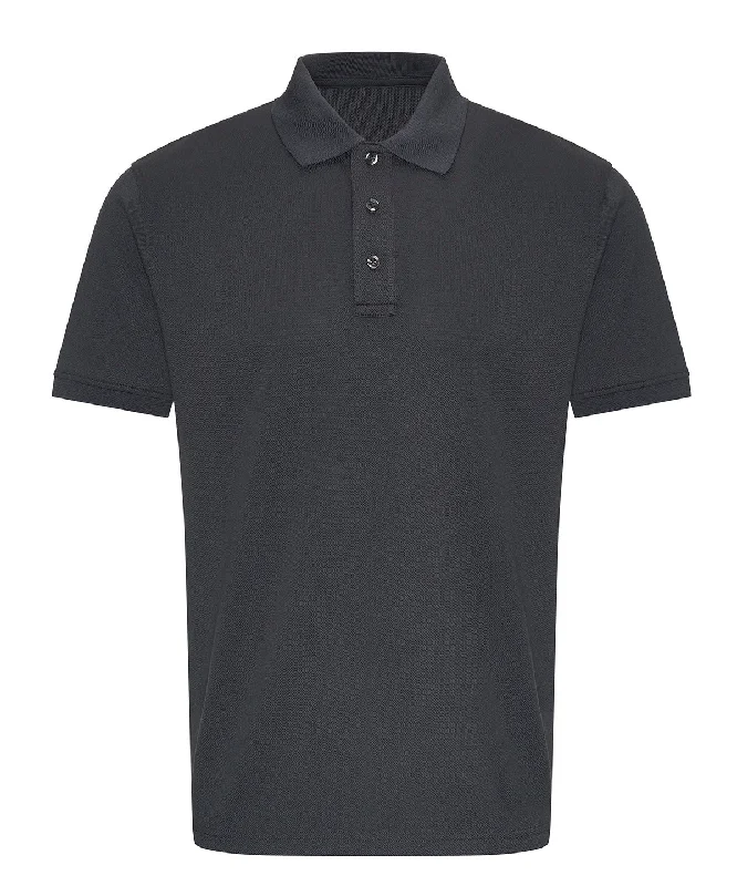 Solid Grey - Pro wicking polo