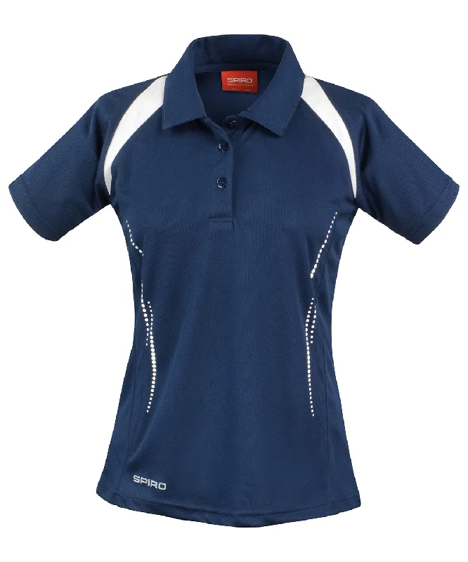 Navy/White - Women's Spiro team spirit polo