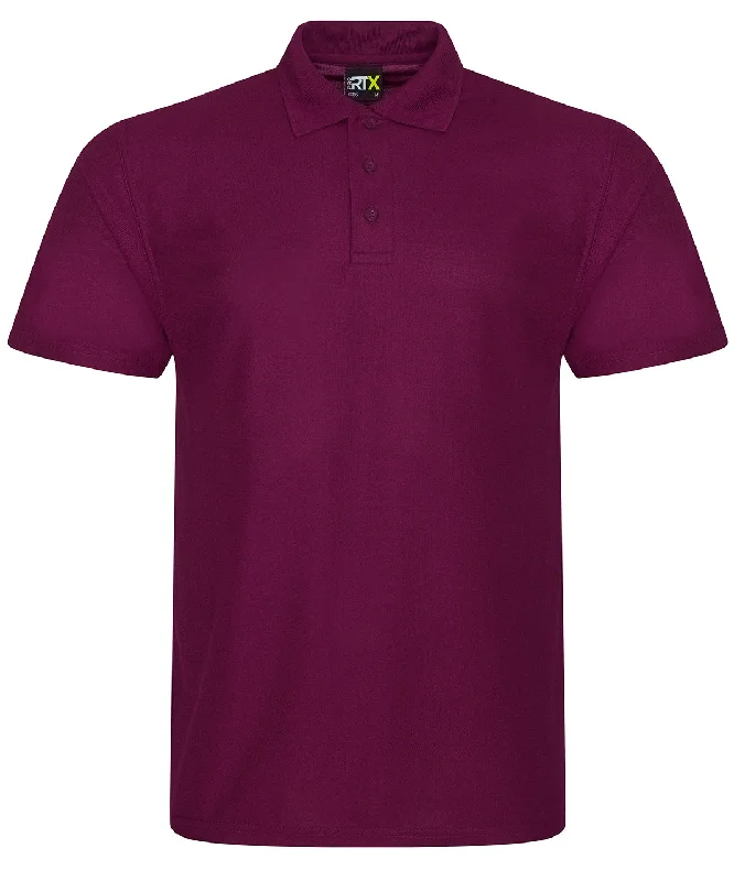 Burgundy - Pro polyester polo