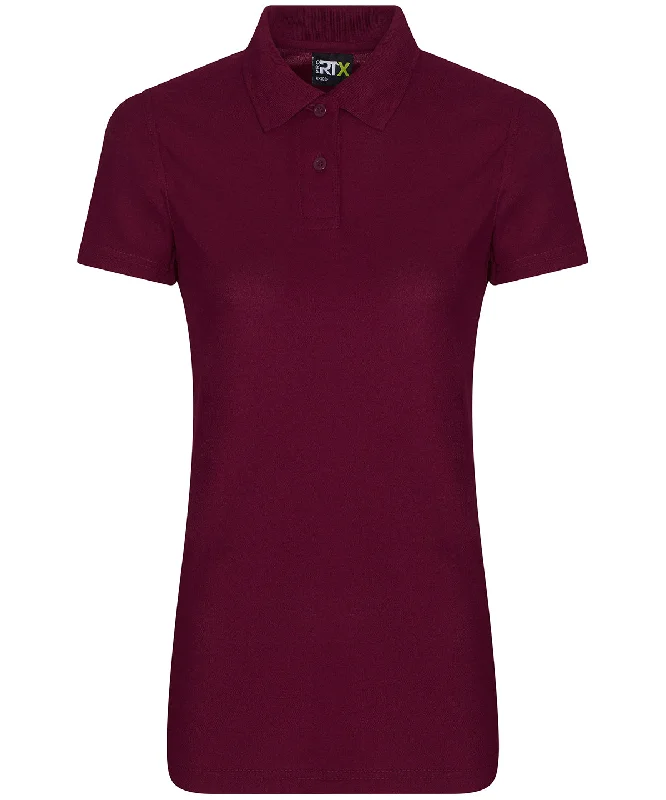 Burgundy - Women's pro polyester polo