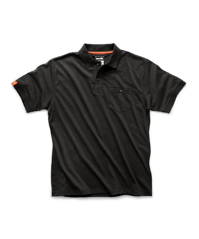 Black - Eco Worker polo