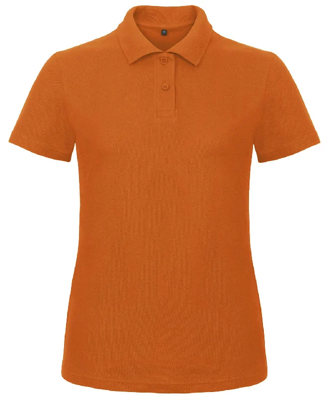 Orange - B&C ID.001 polo /women