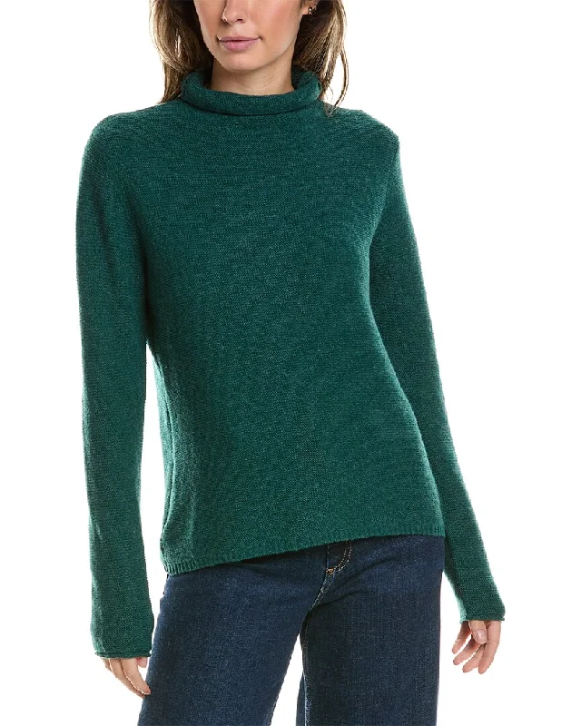 Alashan Cashmere Finnley Funnel Cashmere-Blend Sweater