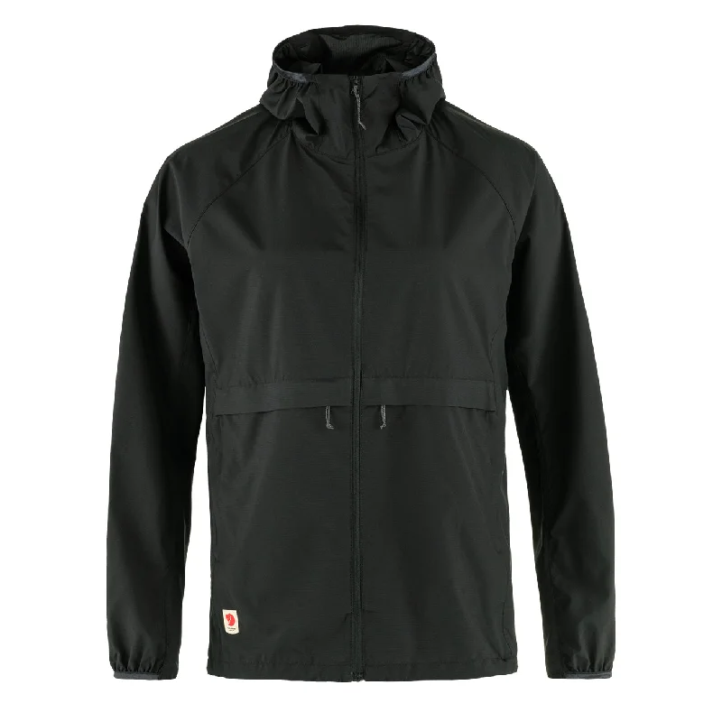 Fjallraven Womens High Coast Wind Hoodie Black